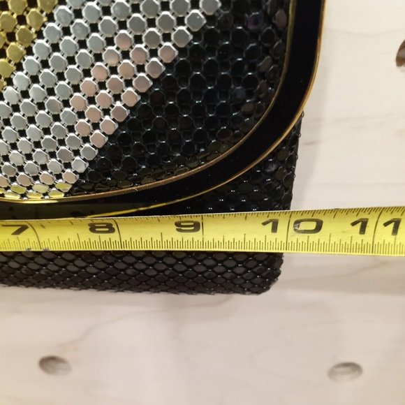 Fantastic Metal Mesh Evening handbag Prom Wedding Bridesmaid Formal Dance Purse - Picture 6 of 6